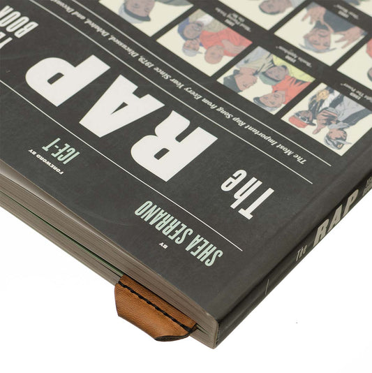 FFF Spine Bookmark — detail showing spine clip fit on book