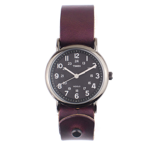 Timex 38mm Night Weekender with 20mm FFF Watchband — wrist view