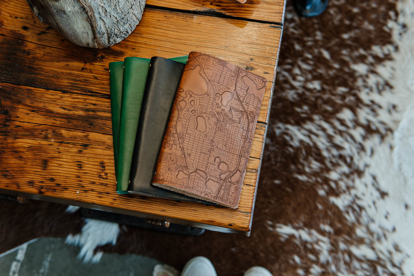 Slip Notebook Cover Custom Series — detail showing pocket for cards or notes