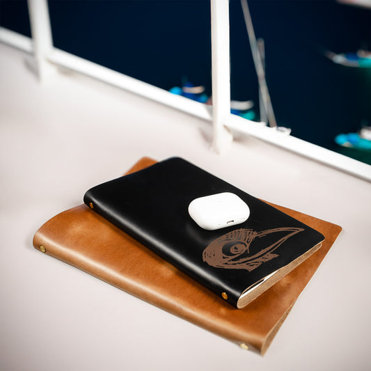 Slip Notebook Cover Custom Series — flat lay showing multiple color options