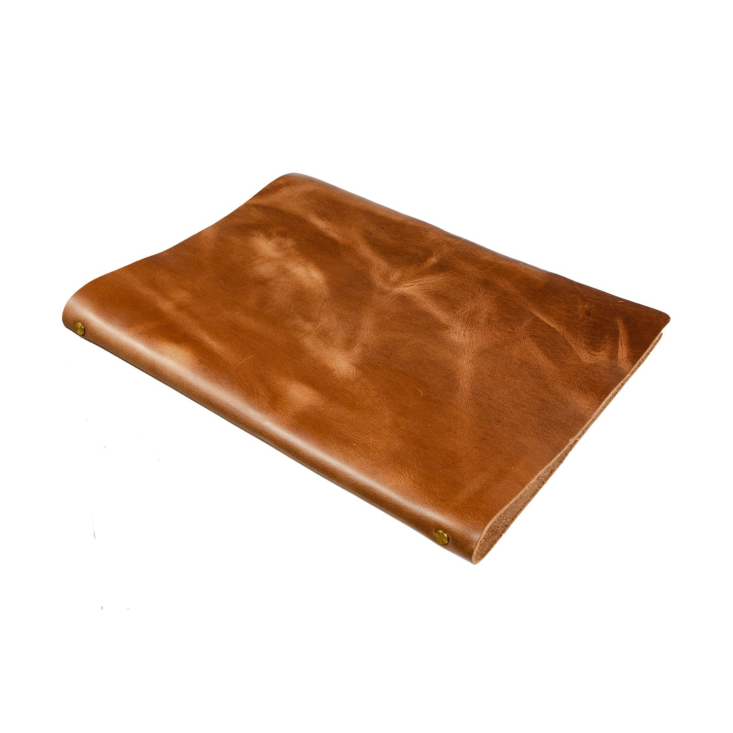Slip Notebook Cover Custom Series in Chromexcel Espresso (Natural) — front view