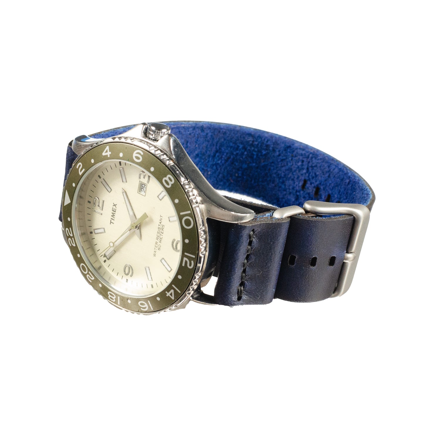 Side-Piece Watchband Standard — lifestyle shot showing band on sport watch