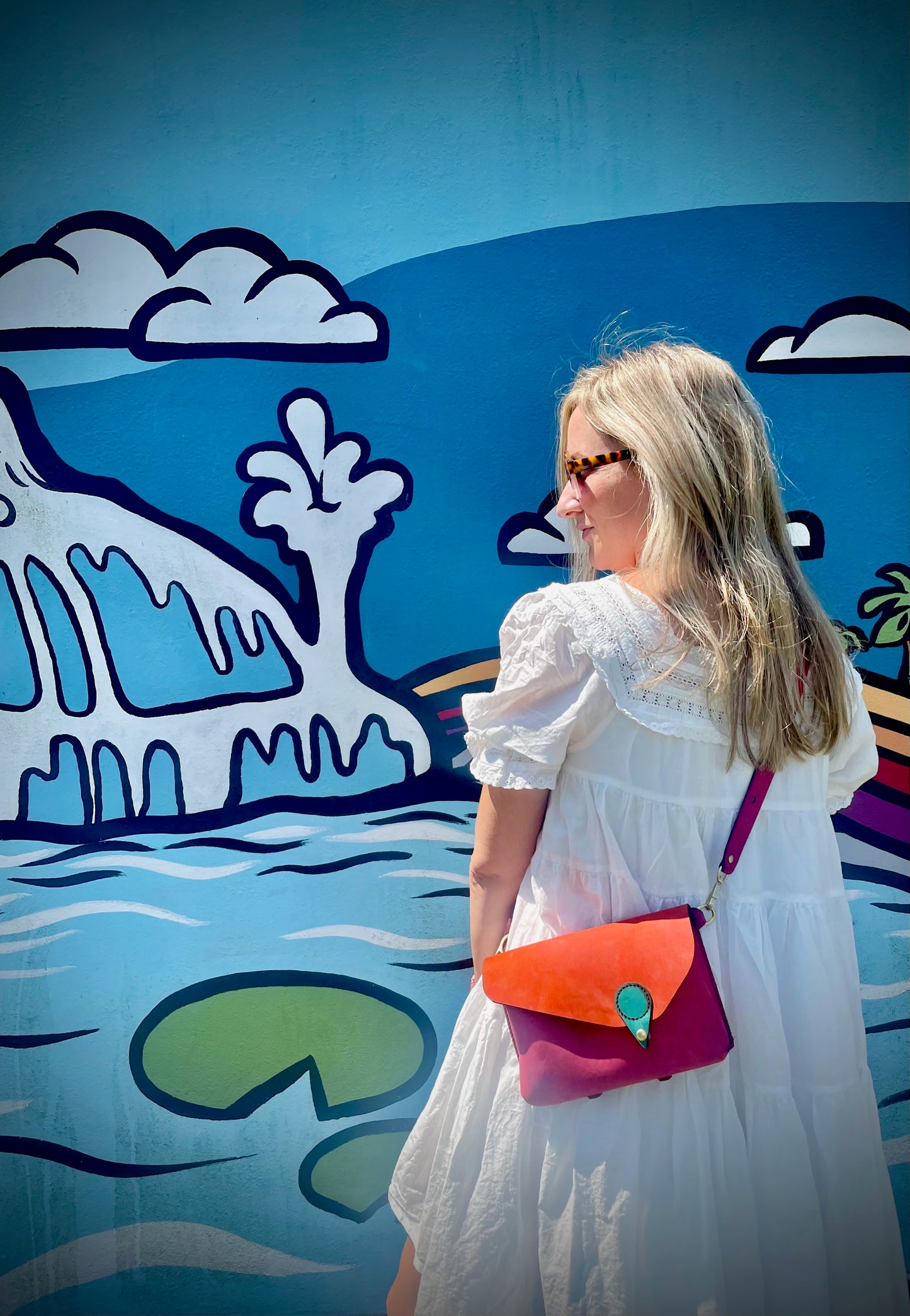 FFFanny — lifestyle shot showing wife 90s colorway being worn