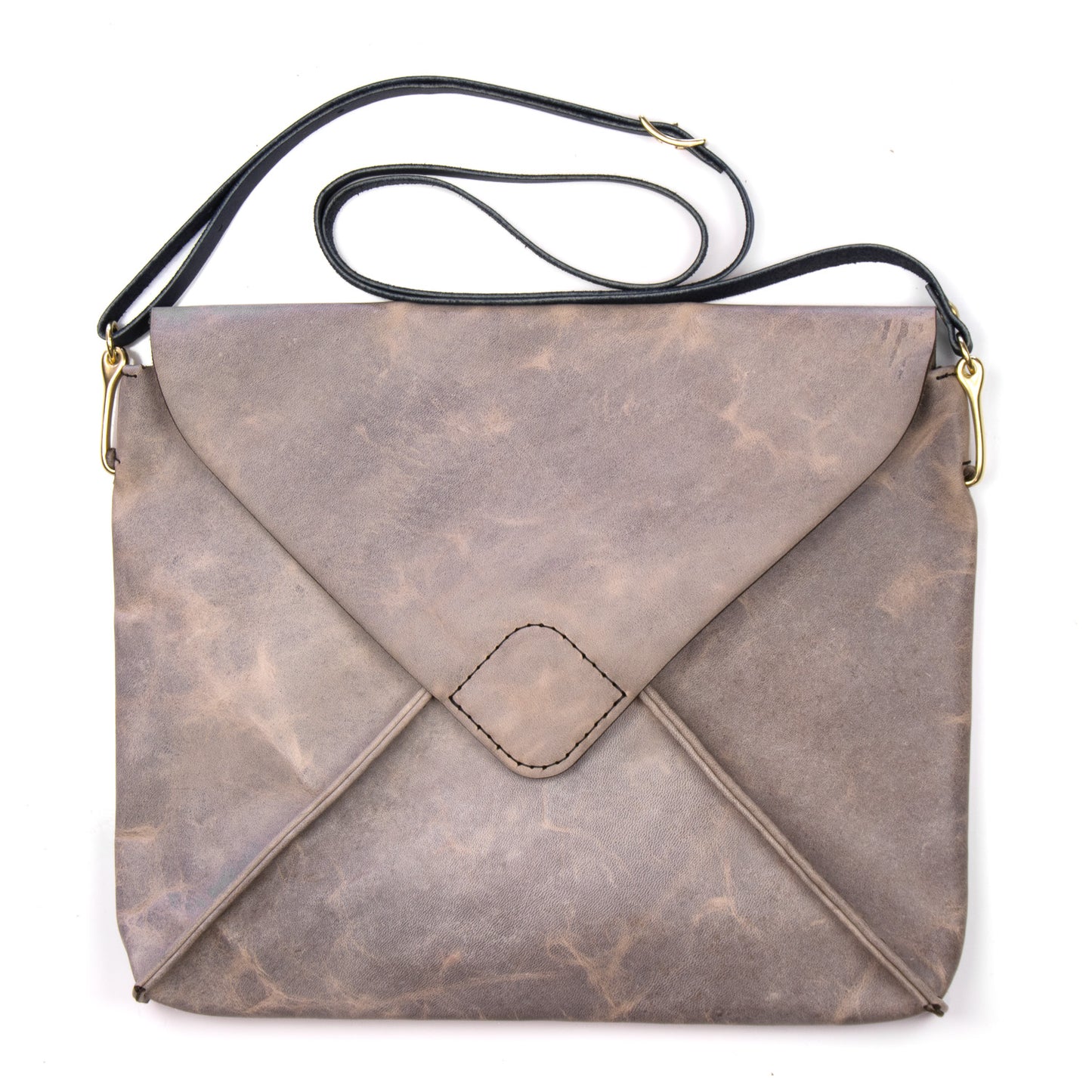 Nickel Bag — hero shot showing compact Horween leather zippered pouch