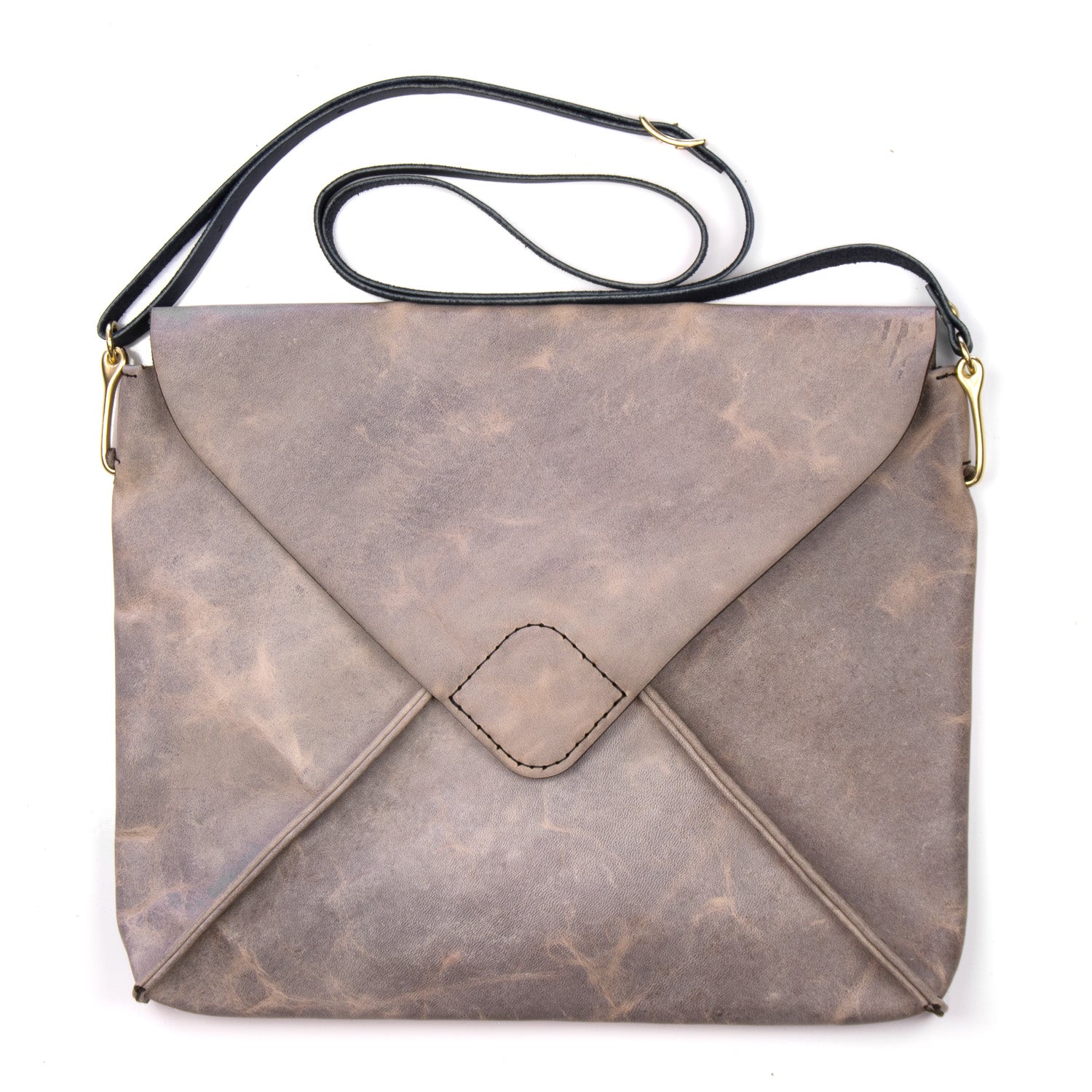 Nickel Bag — hero shot showing compact Horween leather zippered pouch