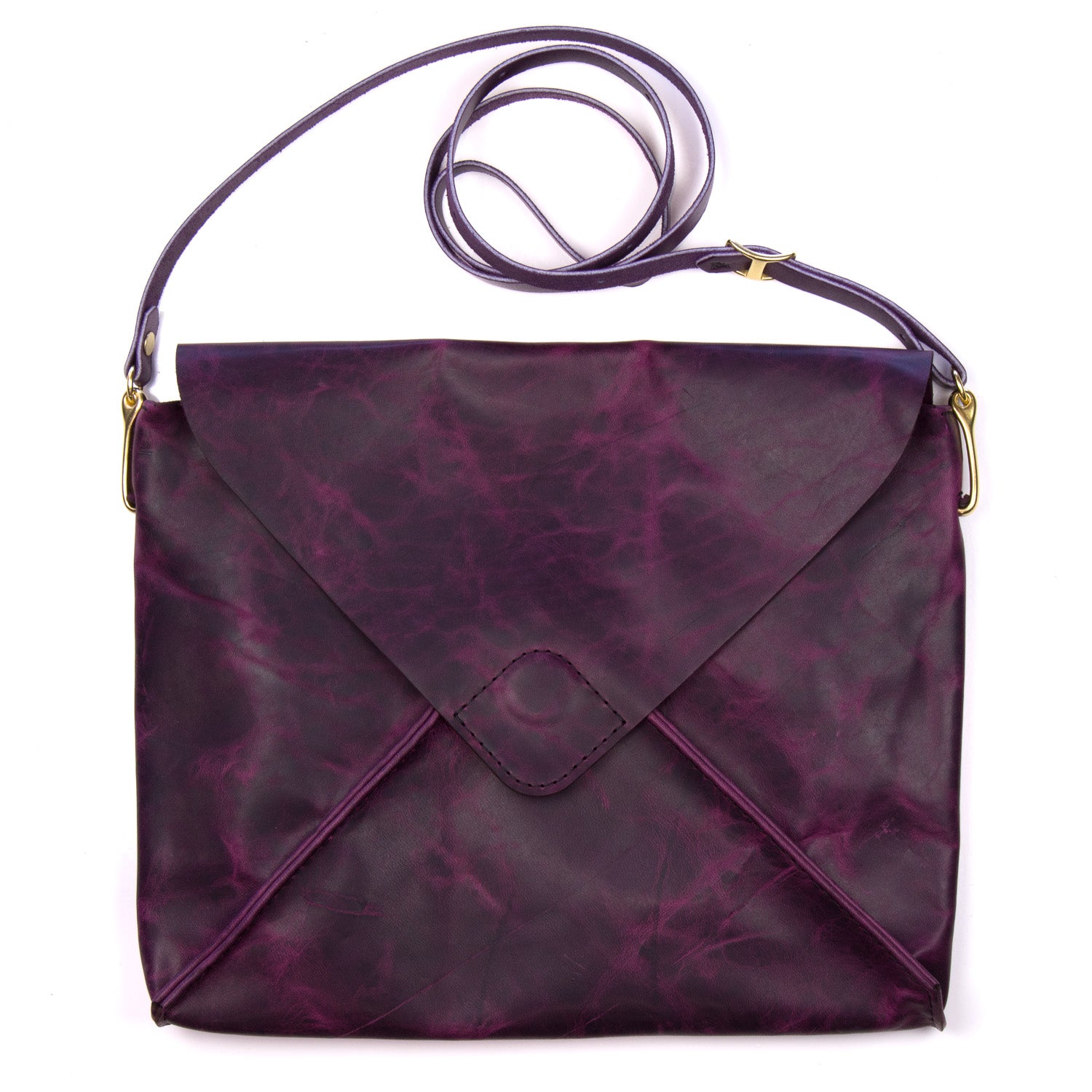Nickel Bag — detail showing zipper pull and leather construction
