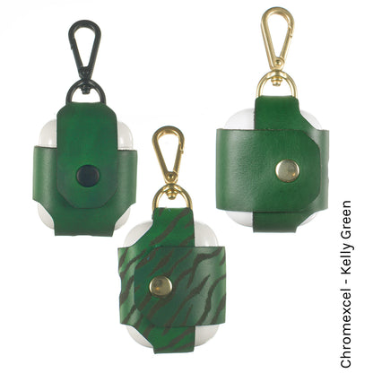 AirPod AirPouch in Chromexcel Kelly Green — front view