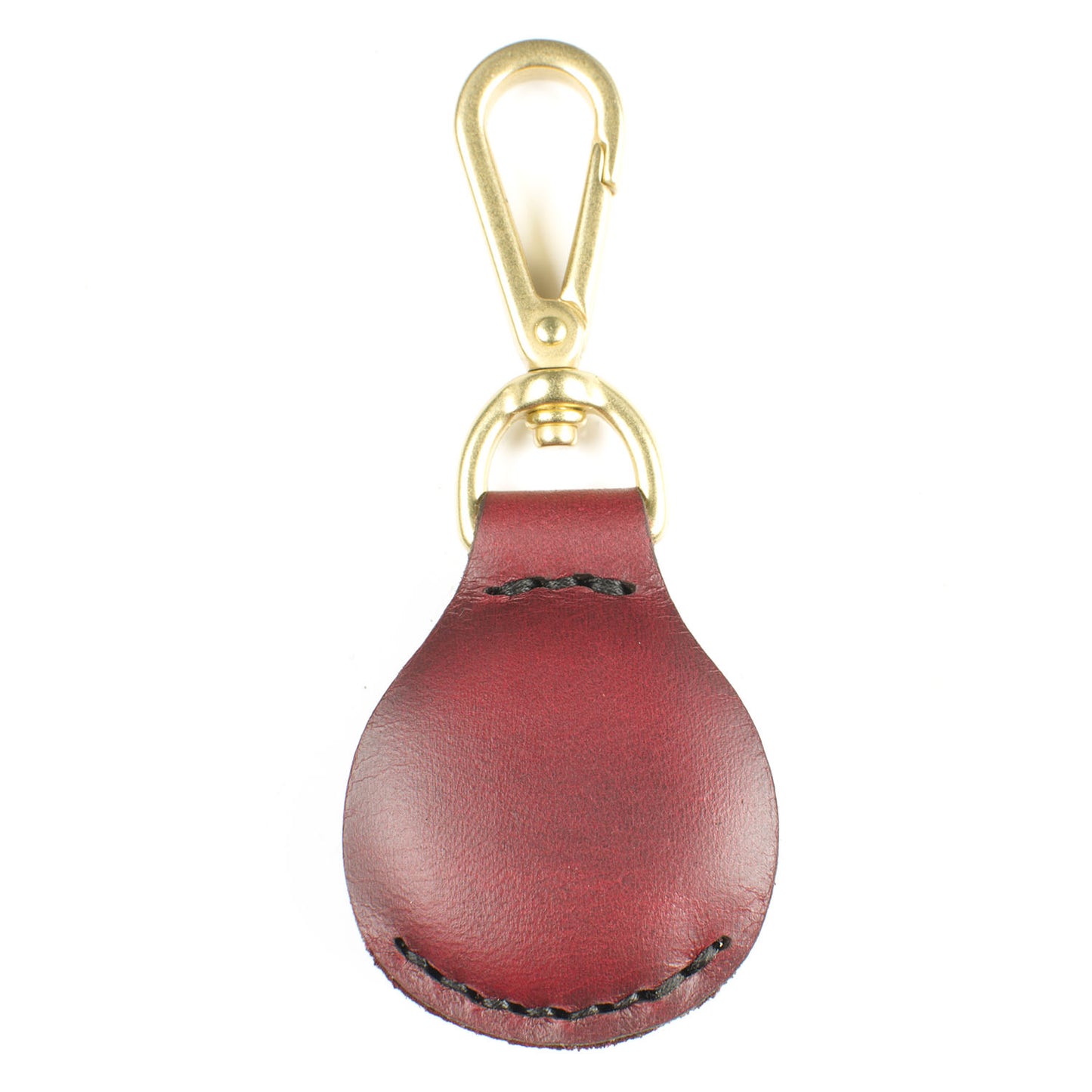 AirTag FFFob Clip in Chromexcel Life Red — front view