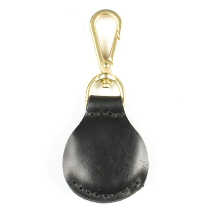 AirTag FFFob Clip in Chromexcel Black — front view