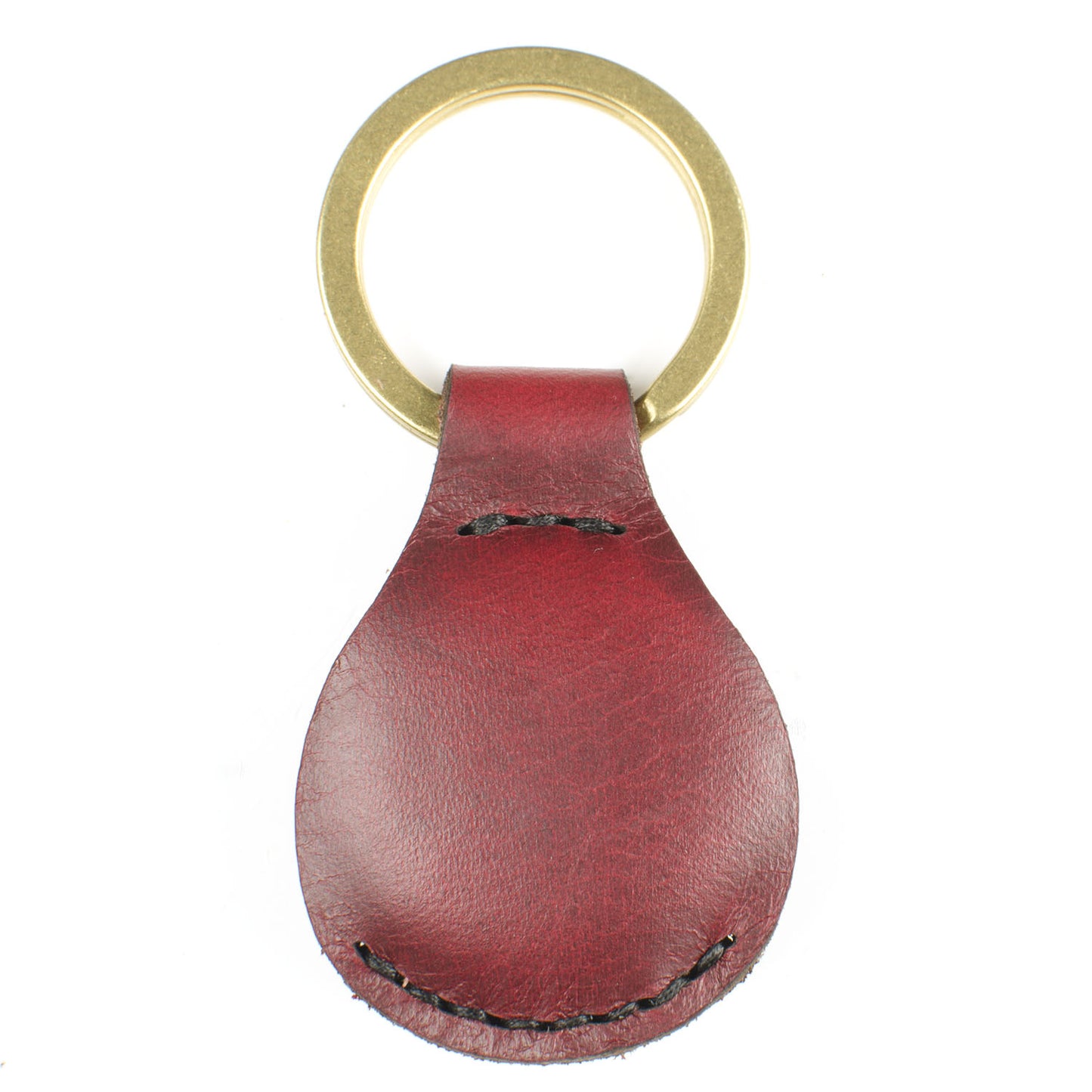 AirTag FFFob Key Ring in Chromexcel Life Red — front view