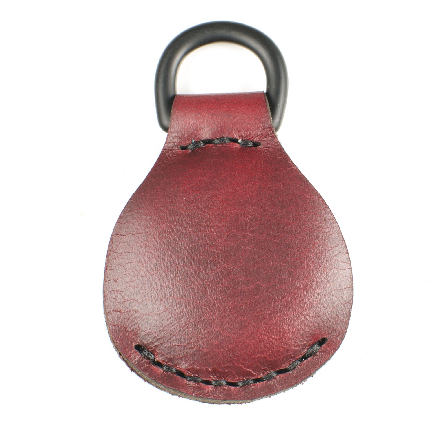 AirTag FFFob LayFlat in Chromexcel Life Red — front view