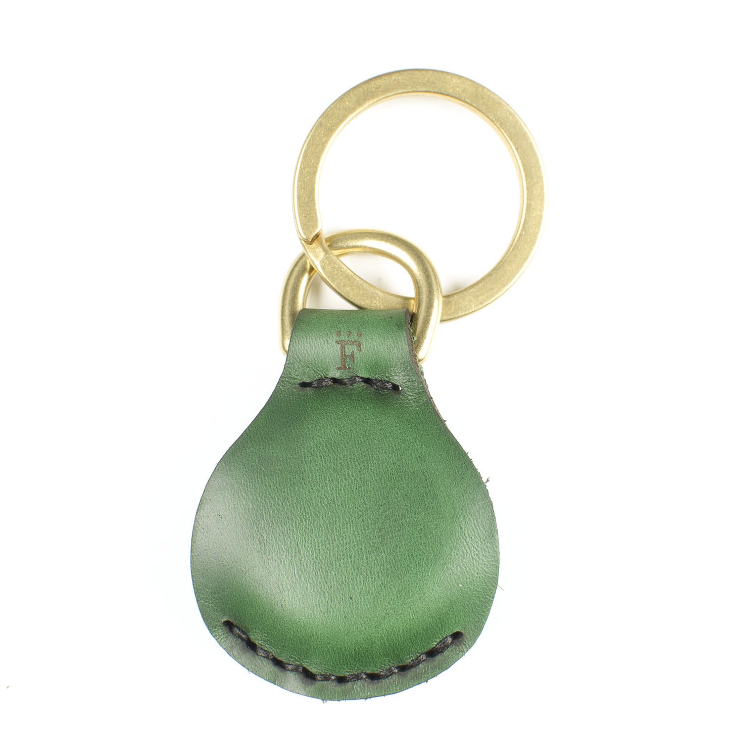 AirTag FFFob LayFlat — flat lay showing all color options with ring hardware