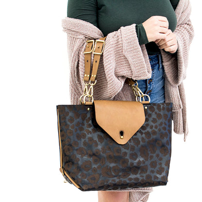 Three-Way Bag — lifestyle shot showing crossbody configuration