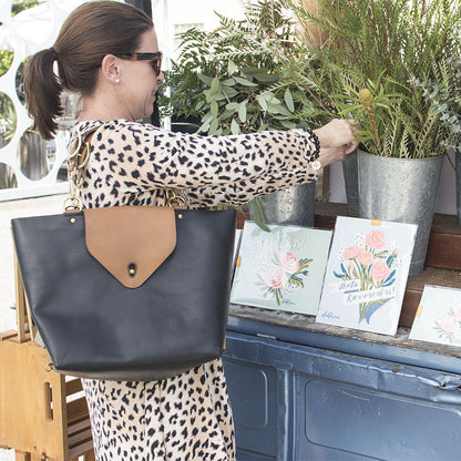 Three-Way Bag — flat lay showing all carry configurations