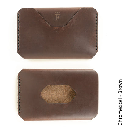 Side Hustle Wallet in Chromexcel Brown — front view