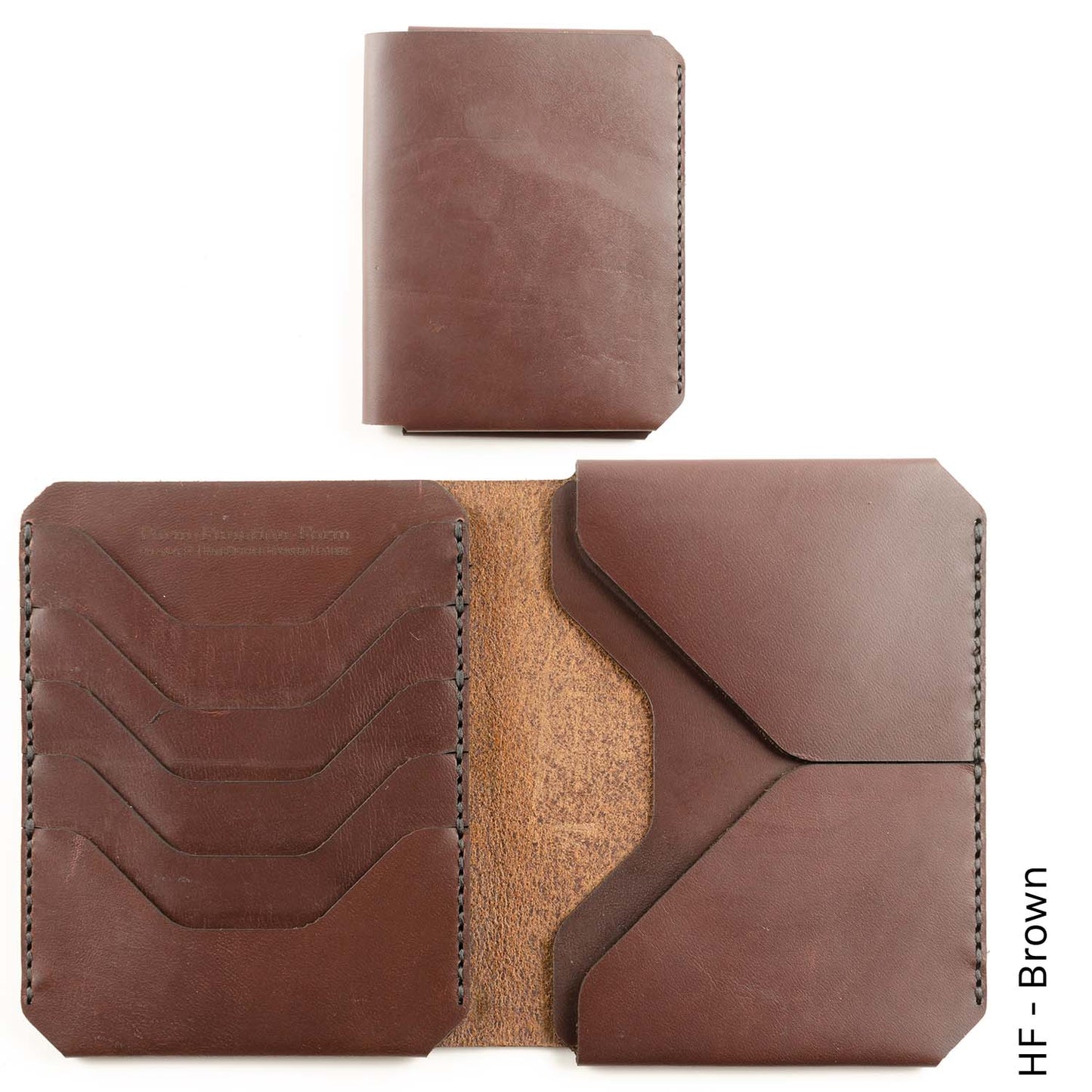 JetSet Passport Wallet in HF Brown — front view