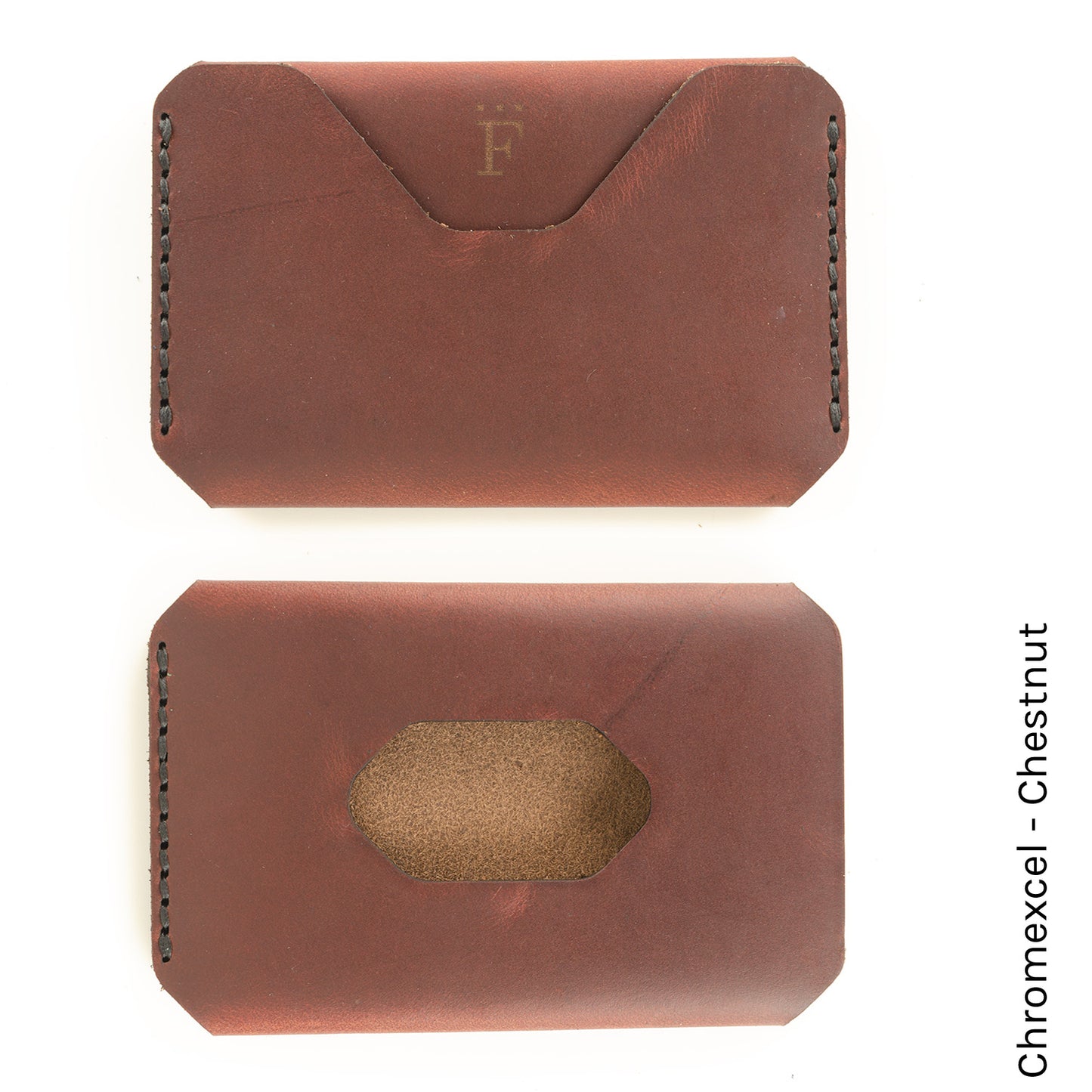 Side Hustle Wallet in Chromexcel Chestnut Tan — front view