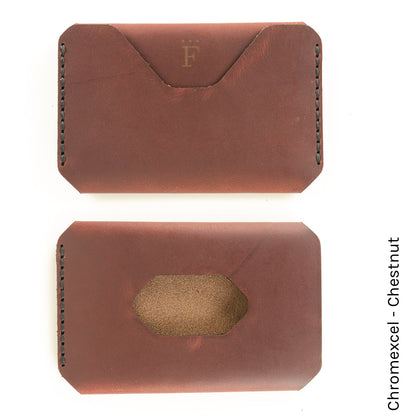 Side Hustle Wallet in Chromexcel Chestnut Tan — front view