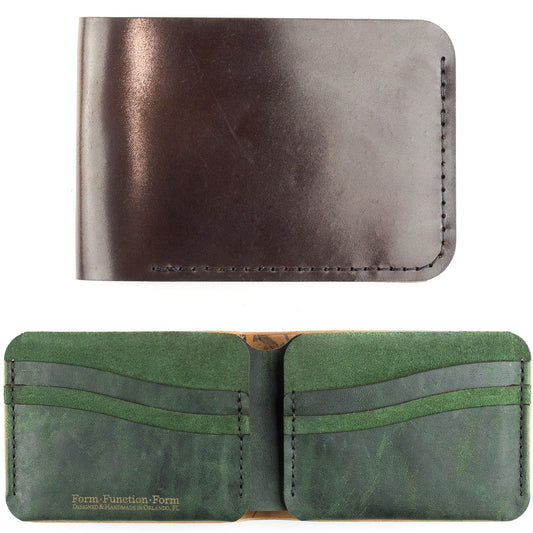 George Bifold Cordovan in Dark Brown Cordovan / Green HF interior — front view