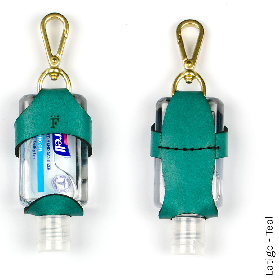 Sanitizer FFFob in Latigo Teal — front view