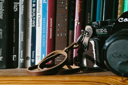 Strap-On Camera Bracelet — detail showing quick-release attachment and hardware