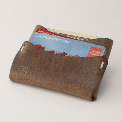 Greensleeve Wallet — flat lay showing card capacity