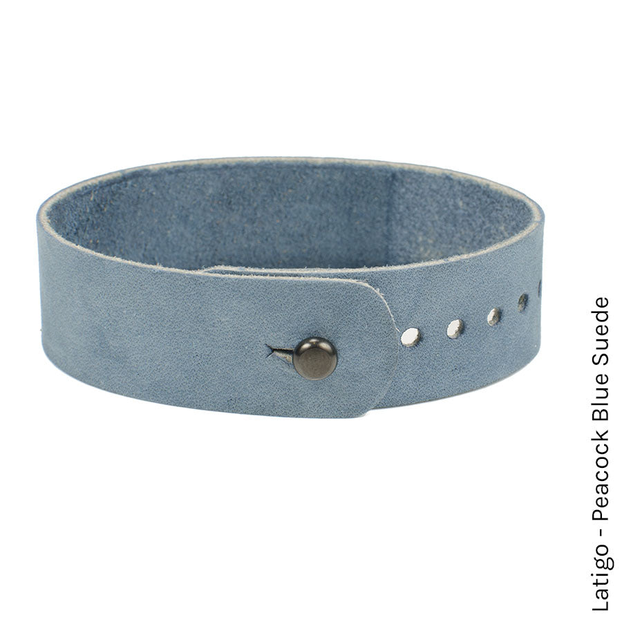 FFF Button-Stud Watchband Adjustable — detail showing how button closure works on the side of the wrist