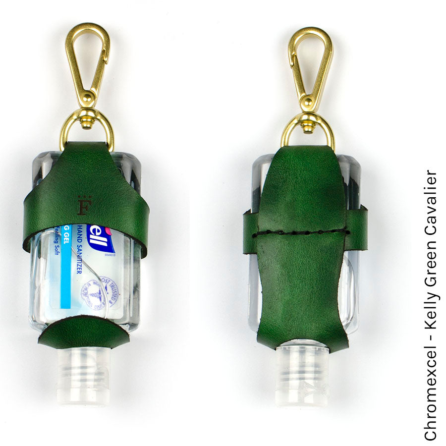 Sanitizer FFFob in Chromexcel Kelly Green — front view