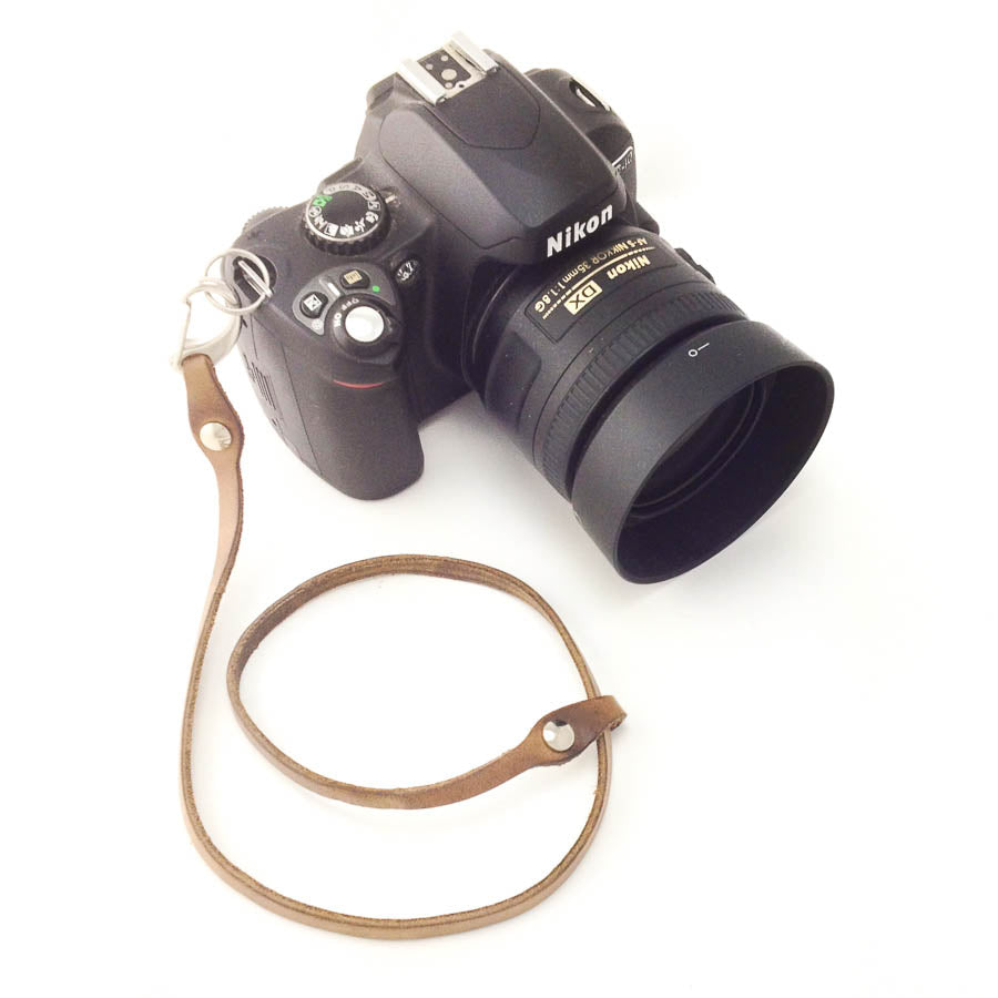Strap-On Camera Bracelet — lifestyle shot with camera attached to wrist