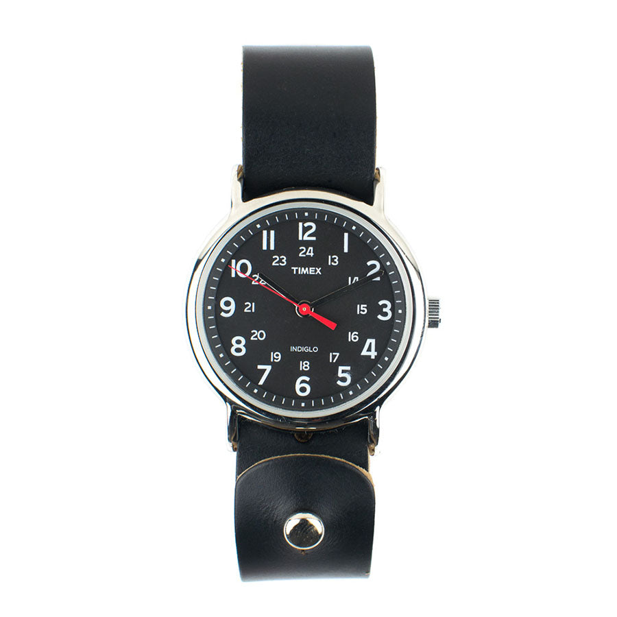 Timex 38mm Silver Night Weekender with 20mm FFF Watchband — hero shot