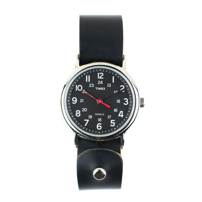 Timex 38mm Silver Night Weekender with 20mm FFF Watchband — hero shot