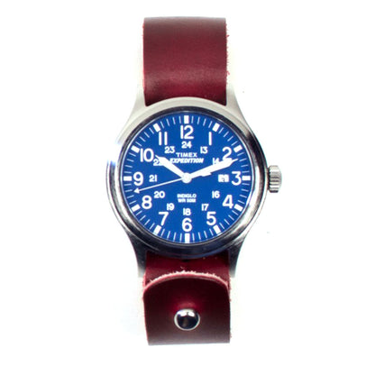 Timex 40mm Royal Blue Scout with 20mm FFF Watchband — wrist view