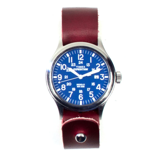 Timex 40mm Royal Blue Scout with 20mm FFF Watchband — wrist view