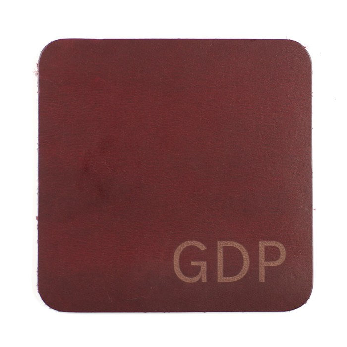 FFF Coasters — stack showing set of four