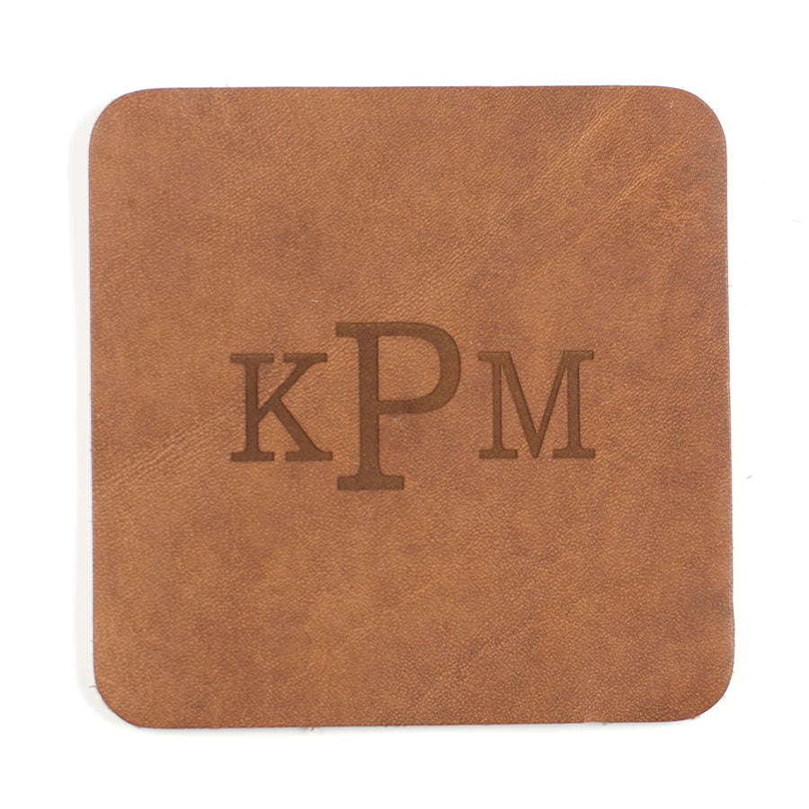 FFF Coasters — detail showing edge dye and corner finish