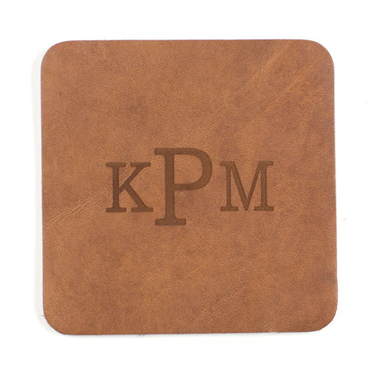 FFF Coasters — detail showing edge dye and corner finish