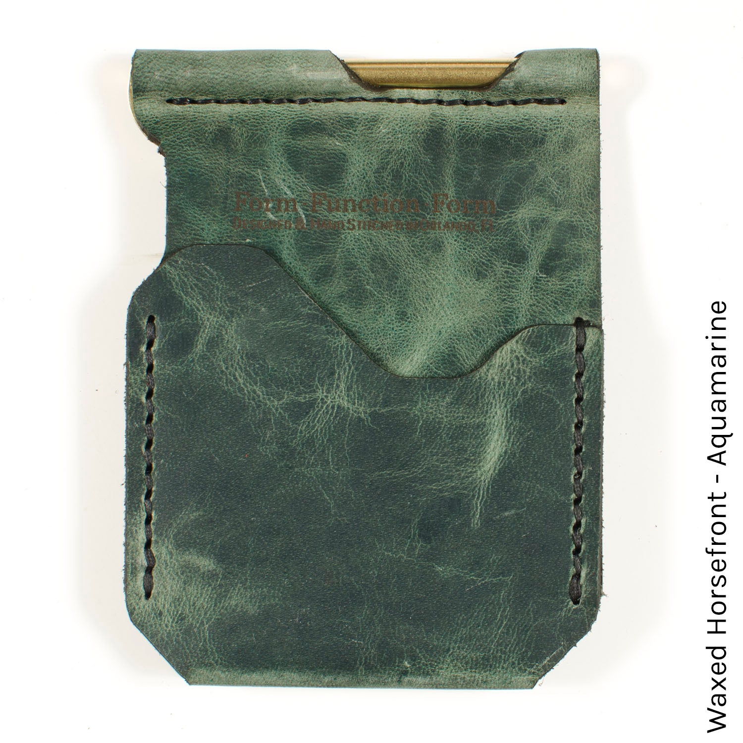 Money Clip — side view showing slim profile with cards loaded