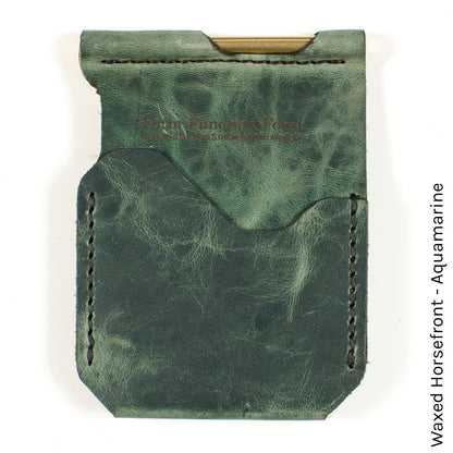 Money Clip — side view showing slim profile with cards loaded