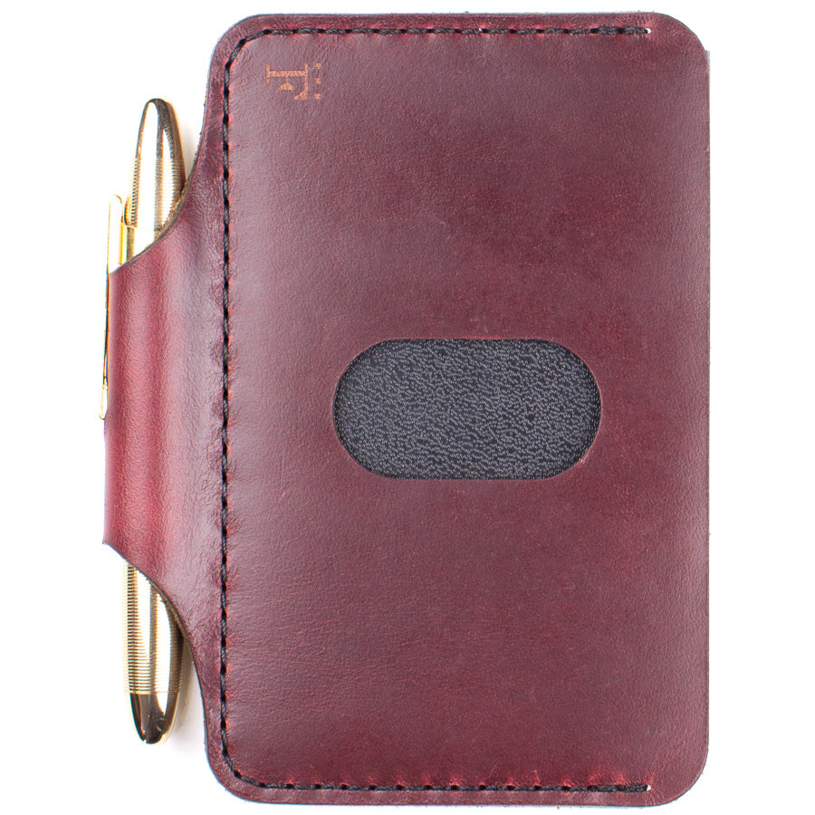 Architect's Wallet in Chromexcel Life Red — color variant view