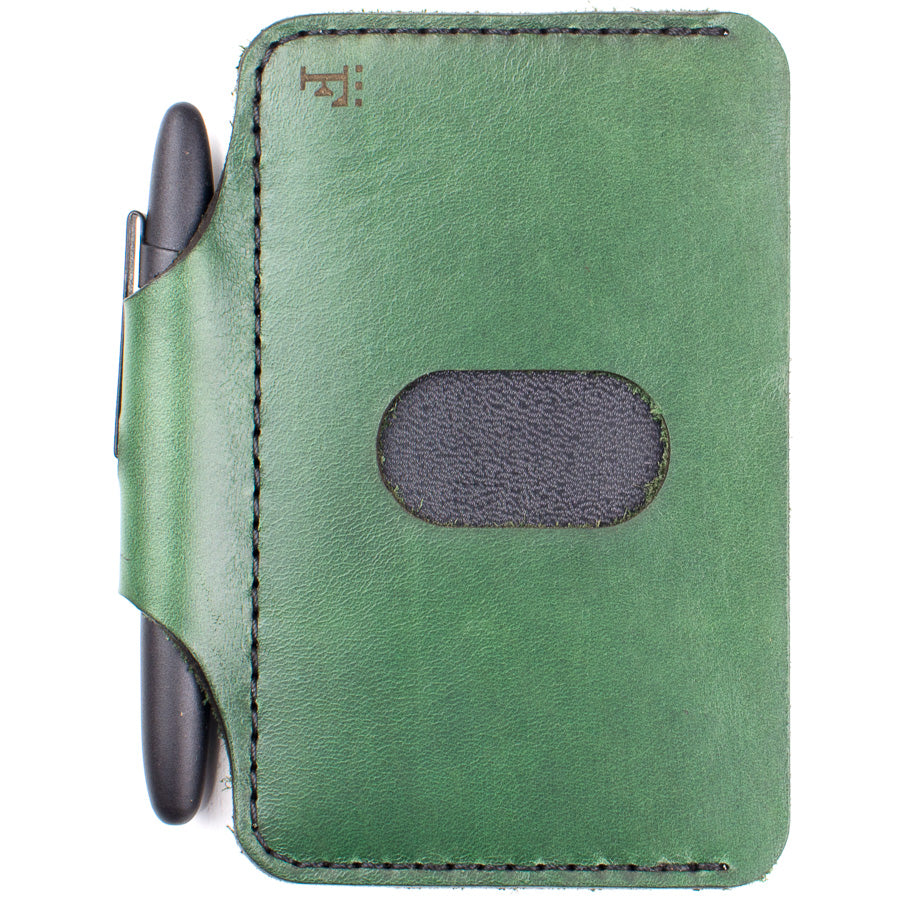 Architect's Wallet in Chromexcel Kelly Green — color variant view