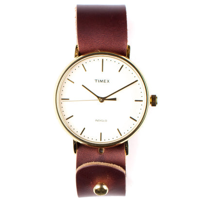 Timex 41mm Gold/Cream Fairfield & 20mm FFF Watchband