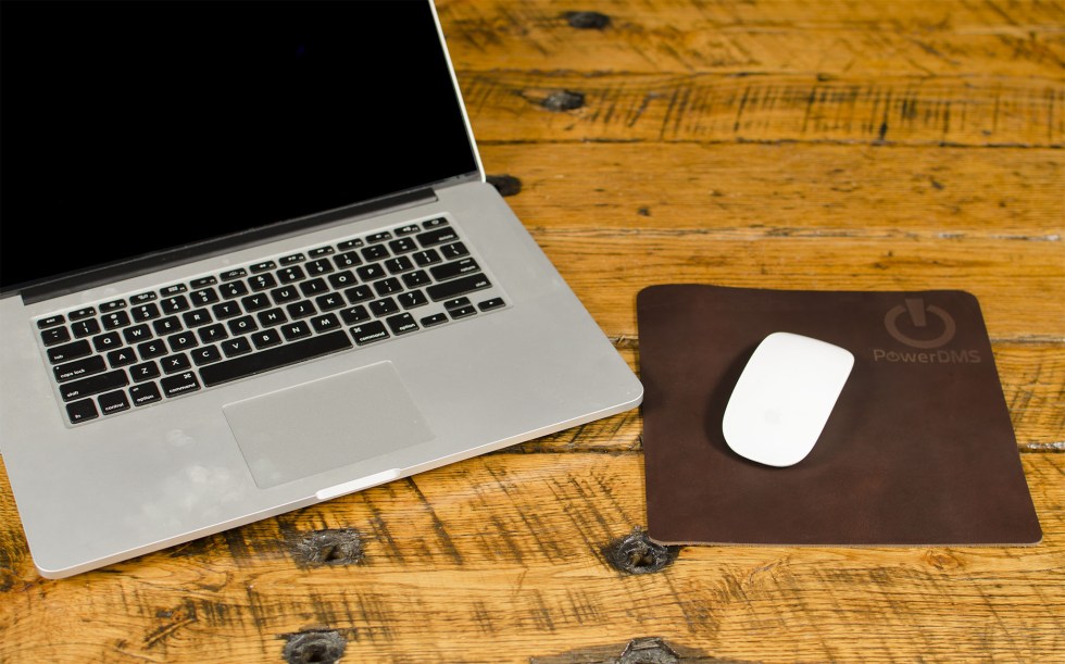 FFF Mouse Pad — lifestyle shot showing mouse pad in use