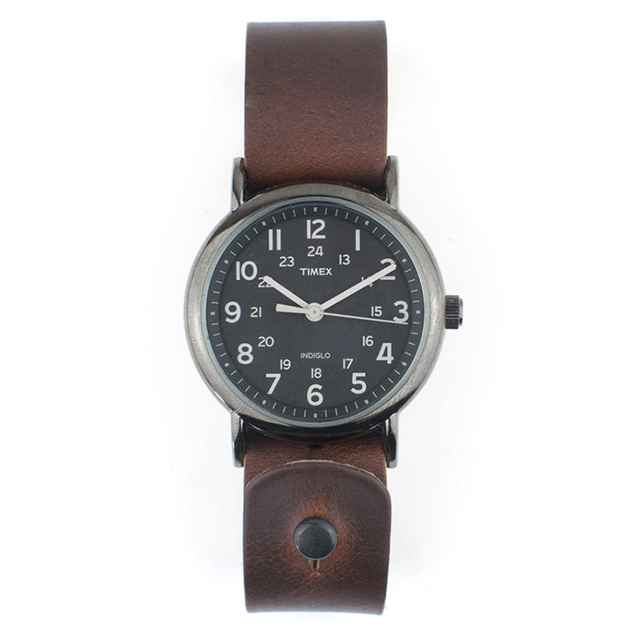 Timex 38mm Night Weekender with 20mm FFF Watchband — hero shot