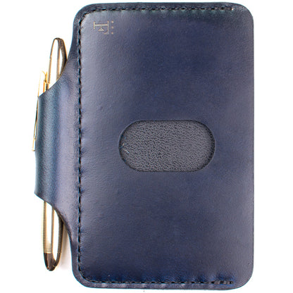 Architect's Wallet in Chromexcel Ink Blue — color variant view