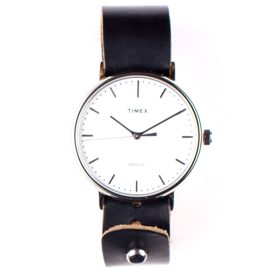 Timex 41mm Silver/White Fairfield & 20mm FFF Watchband