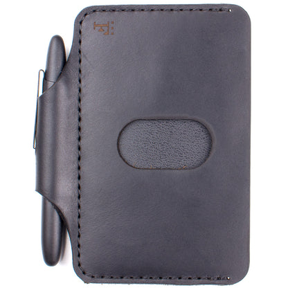 Architect's Wallet in Chromexcel Black — color variant view