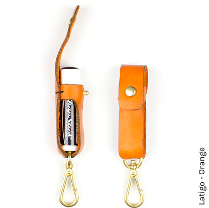 Lip Balm Clip — detail showing ChapStick fit and retention