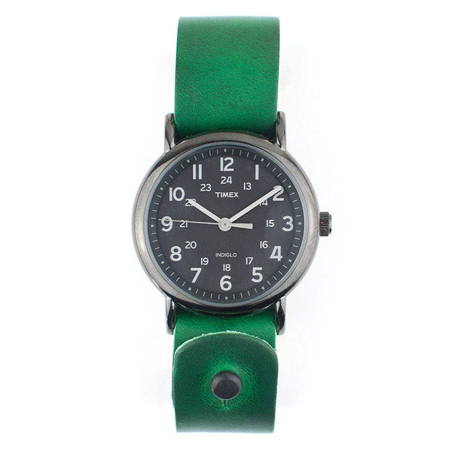 Timex 38mm Night Weekender with 20mm FFF Watchband — side profile view