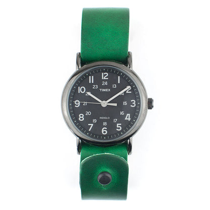 Timex 38mm Night Weekender with 20mm FFF Watchband — side profile view