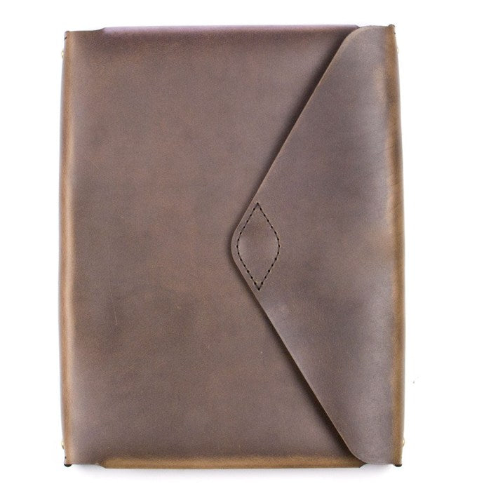 FFFolio Legal Brief Padfolio — open view showing legal pad holder and card pockets